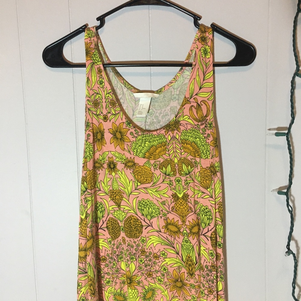H&M Light Weight Vintage-Patterned Summer Dress